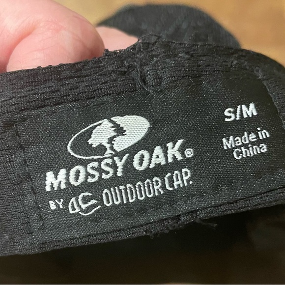 Mossy Oak 3D Patch Logo Camo Mesh Trucker Hunting Hat S/M - Picture 6 of 6
